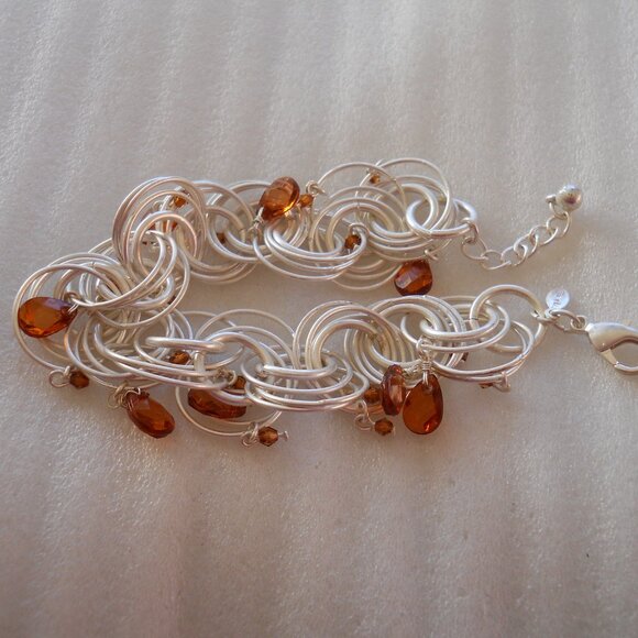 Vintage (Avon) Mark - A Little Loopy Bracelet   9-30 - Picture 2 of 3